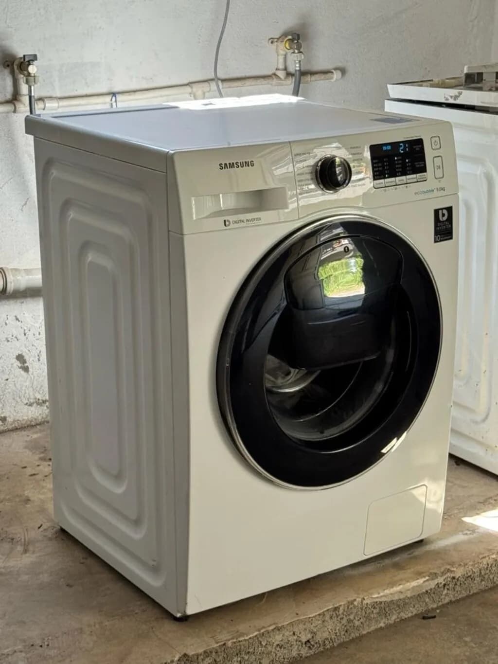 Samsung EcoBubble 9 kg Çamaşır Makinesi, Beyaz, fotoğraf 2