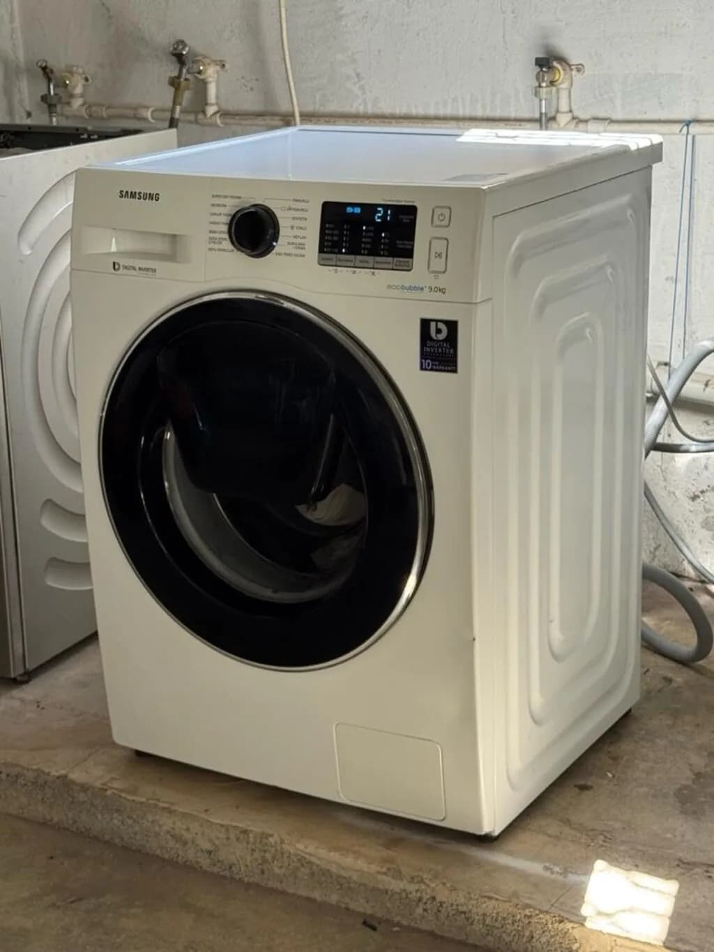 Samsung EcoBubble 9 kg Çamaşır Makinesi, Beyaz, fotoğraf 3