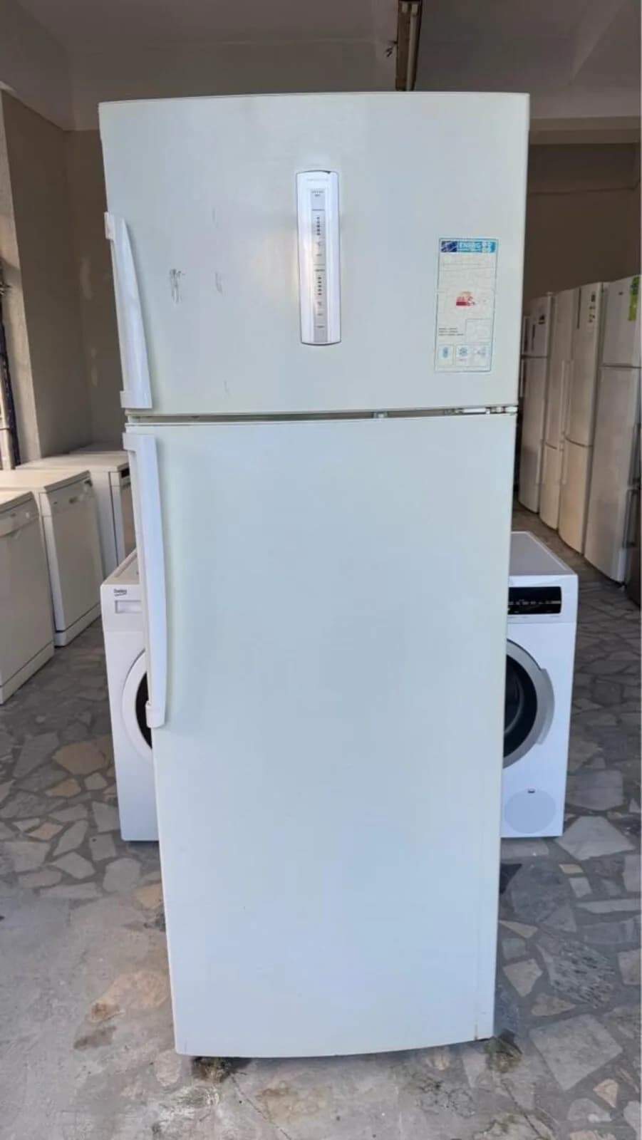 Profilo No-Frost Buzdolabı, Ekranlı, Üstten Donduruculu, Beyaz, fotoğraf 2