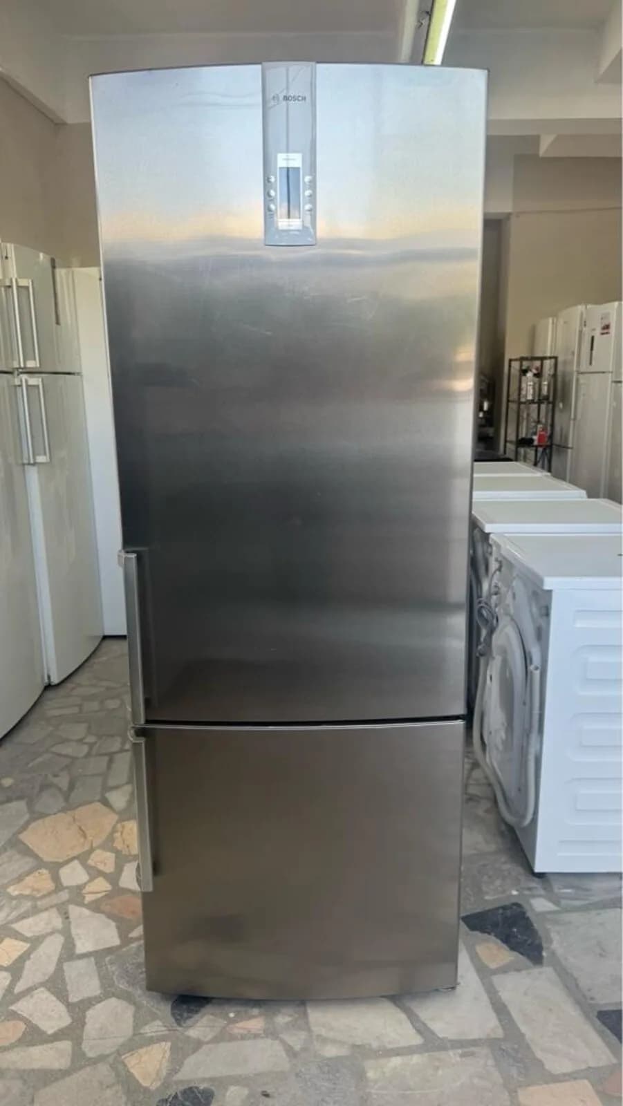 Bosch No-Frost Buzdolabı, Alttan Donduruculu, İnoks Gri, fotoğraf 2