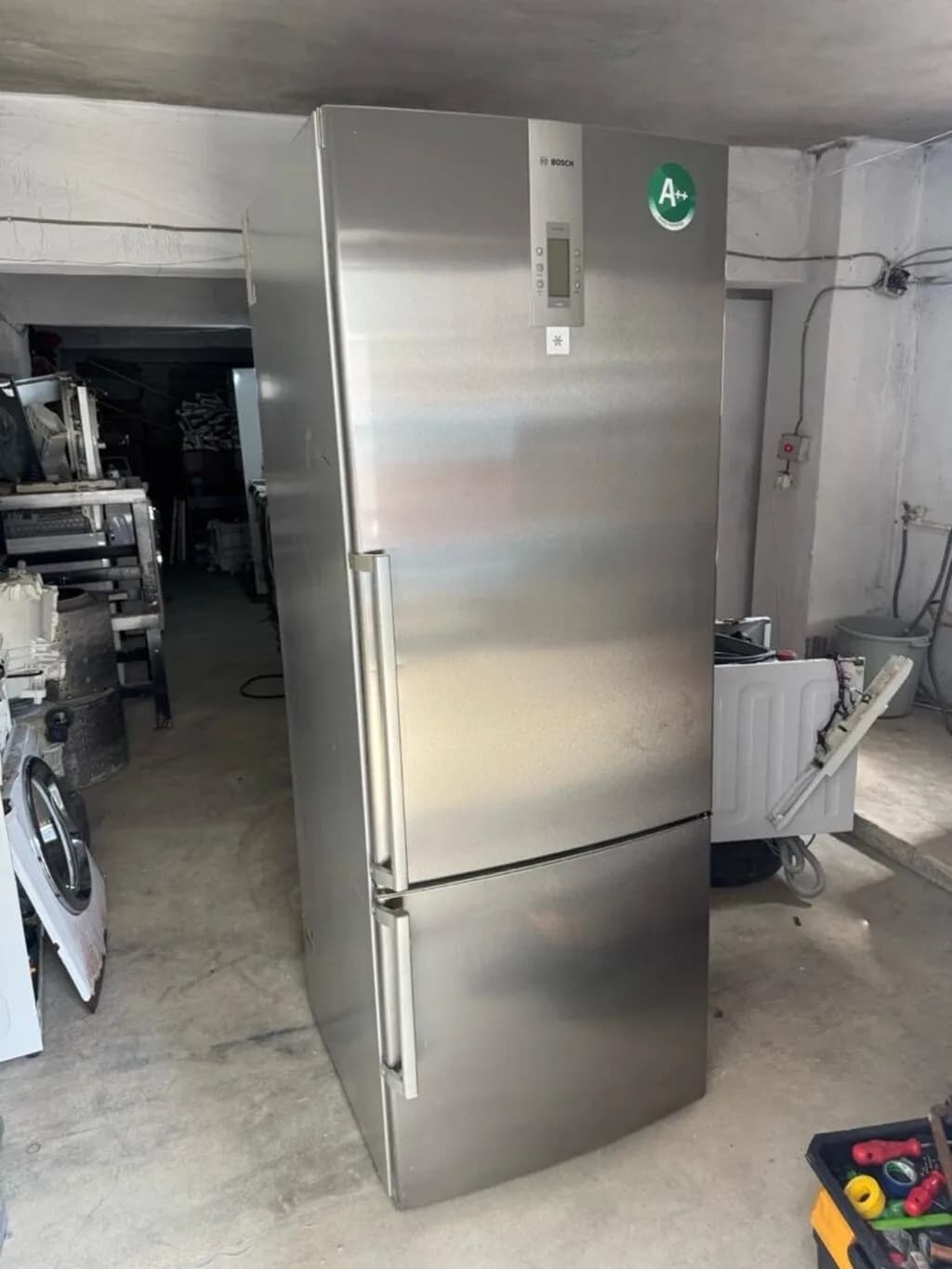 Bosch No-Frost Buzdolabı, Alttan Donduruculu, İnoks Gri, fotoğraf 1
