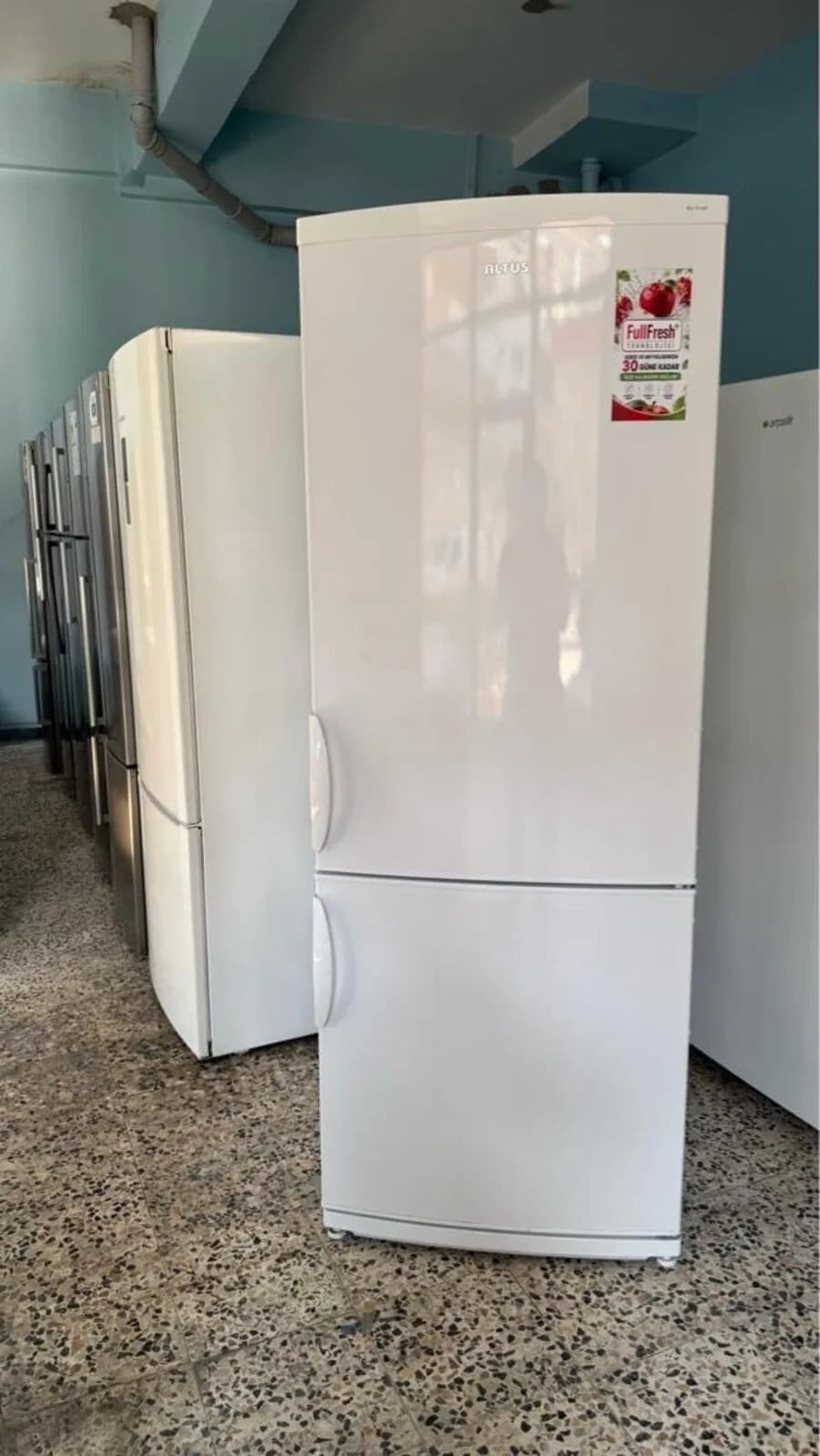 Altus No-Frost Buzdolabı, Alttan Donduruculu, Beyaz, fotoğraf 3